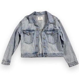 Zara-kids Women's Blue Jacket